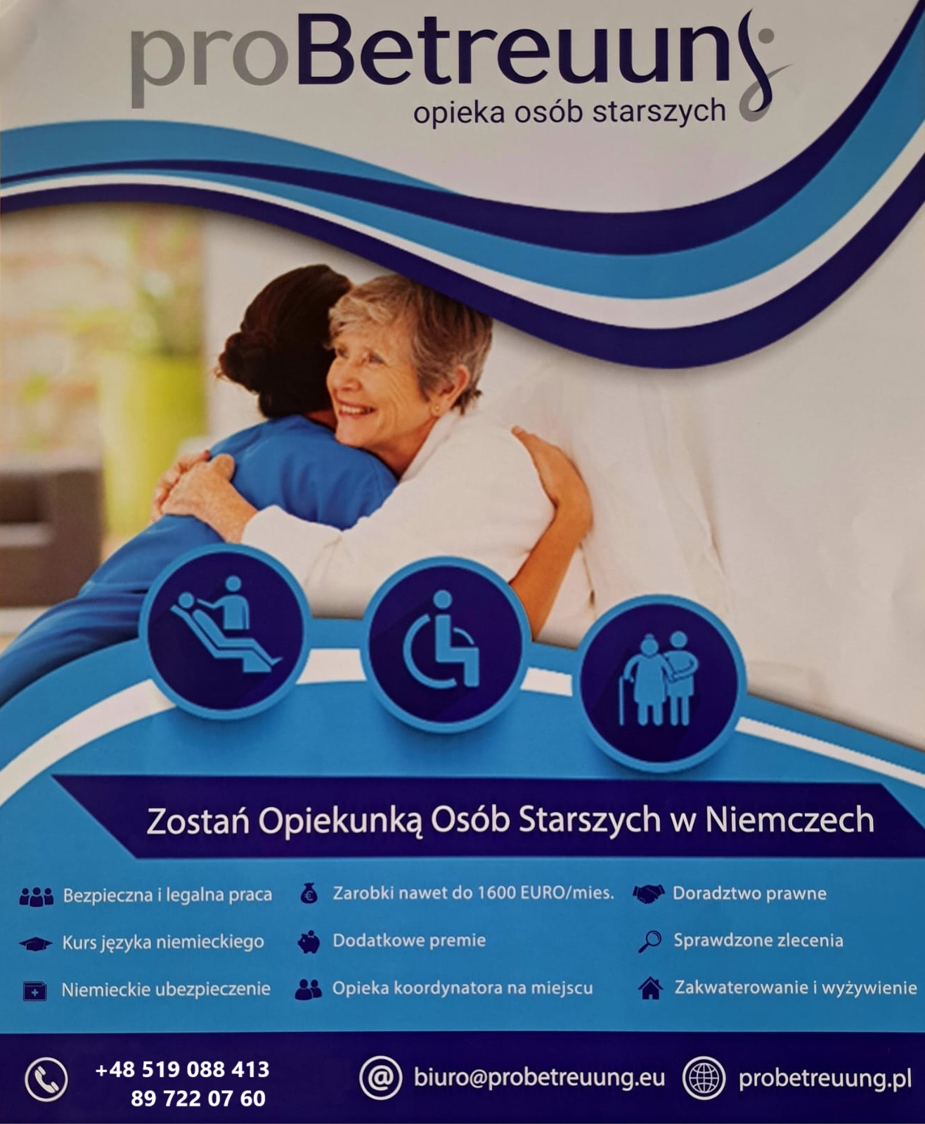 Opiekun Osób Starszych – Wyjazdy Zagraniczne (Niemcy)